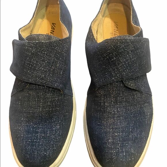 Vaneli Sport Women’s Slip On Sneakers Blue Shoe Hook & Loop Closure Size 7 N - Picture 15 of 16